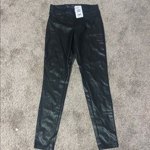 Black Leather Leggings